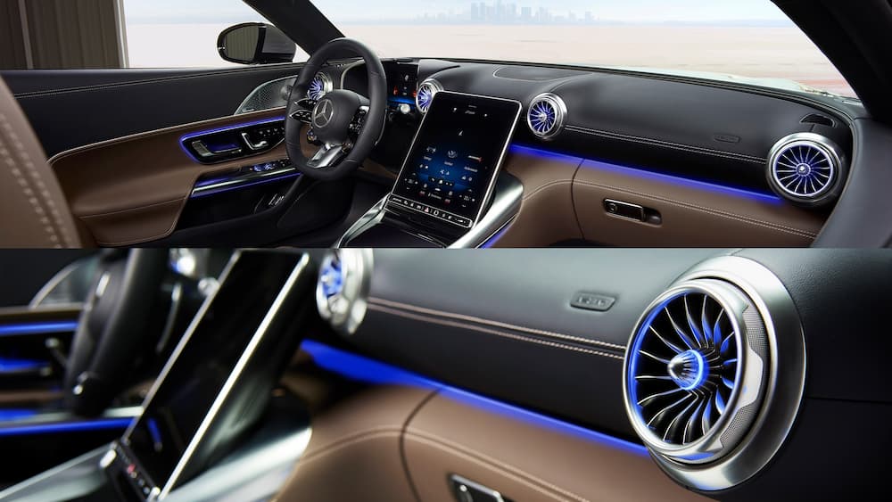 mercedes amg sl r232 interior ambient lighting 01