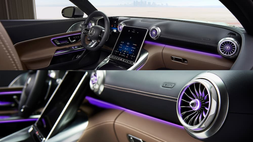 mercedes amg sl r232 interior ambient lighting 02