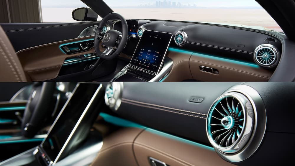 mercedes amg sl r232 interior ambient lighting 05